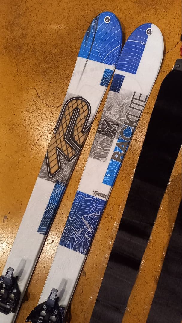 k2　バックライト74 中古山スキー　dynafit tlt 　　シールおまけ