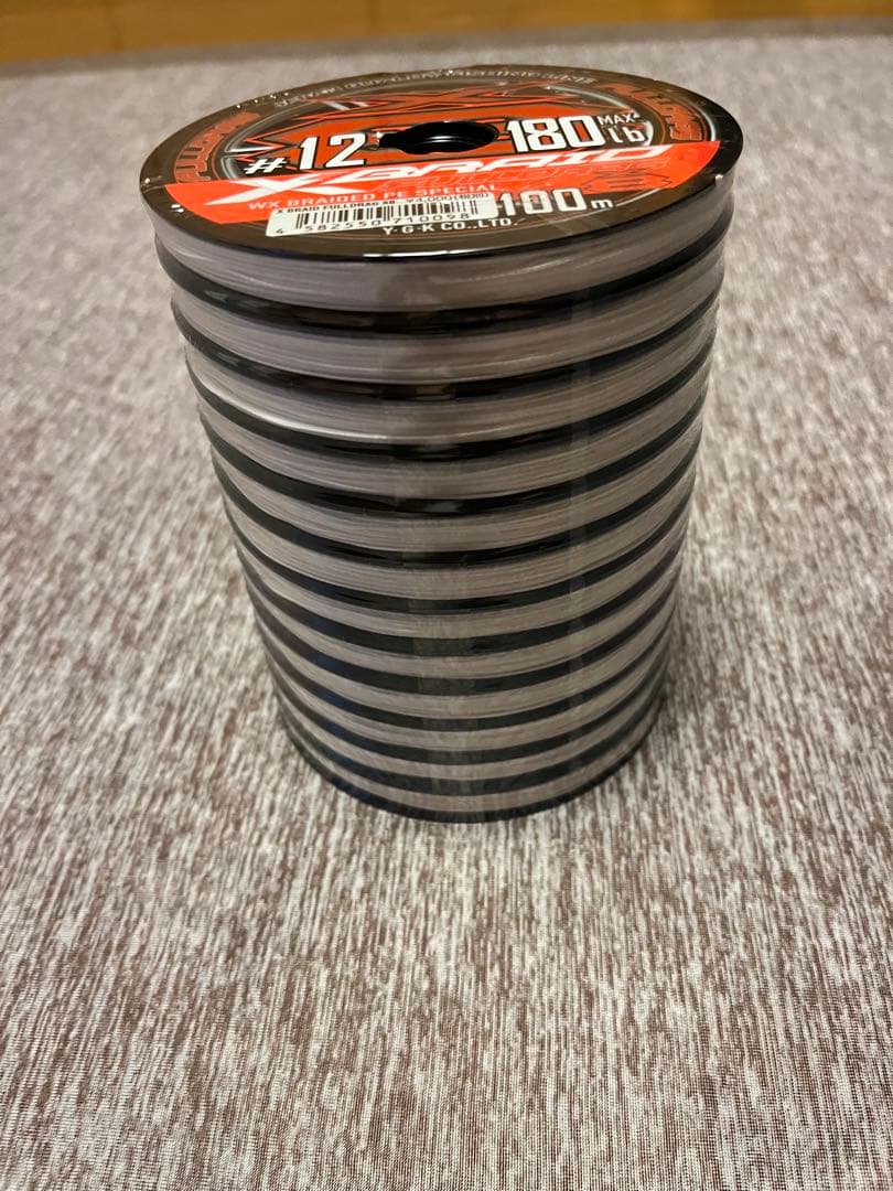 ＸBRAID フルドラグ　12号100m 12連結