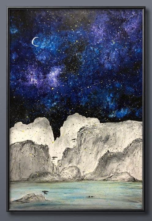 アート インテリア　おしゃれ　油絵