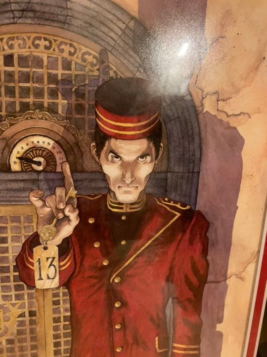 タワーオブテラー　絵　プリント　アート　ディズニー　限定　レア　海外商品