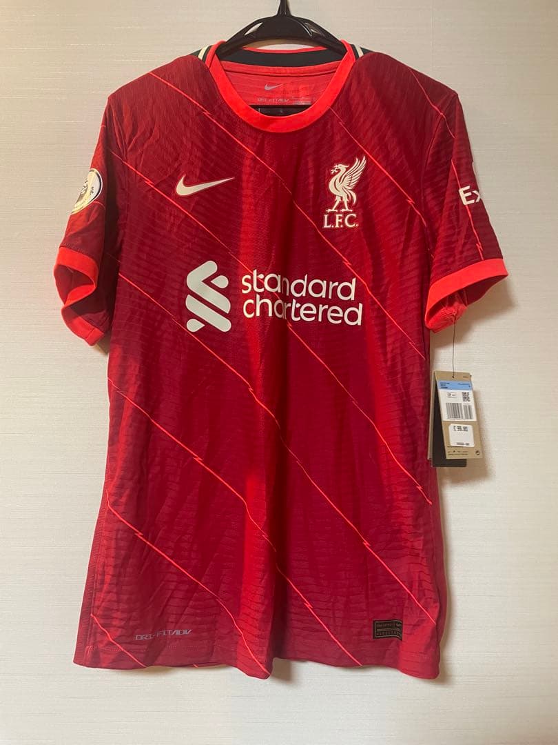 リバプール 21-22 サラー ホーム オーセンティックユニフォーム