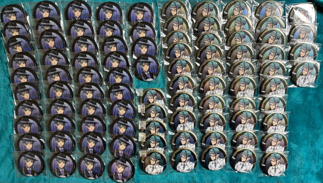 ツイステ ジェイド 缶バッジ まとめ売り 寮服 式典服 実験着