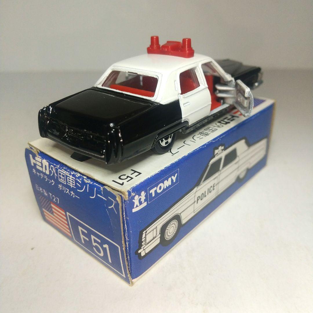 (3821)トミカ 青箱 日本製 キャデラック ポリスカー