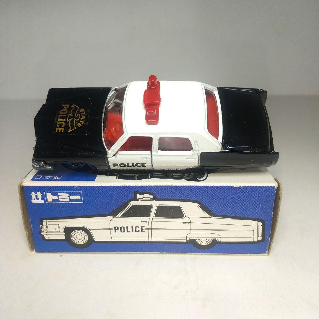 (3821)トミカ 青箱 日本製 キャデラック ポリスカー