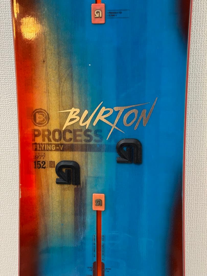 BURTON PROCESS FLYING-V 152 ビンディング付き