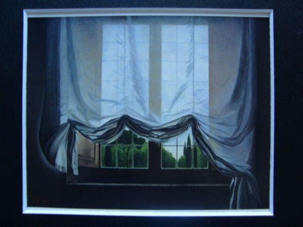 久野 和洋 【修道院の朝】 希少画集画、状態良好、新品高級額装付