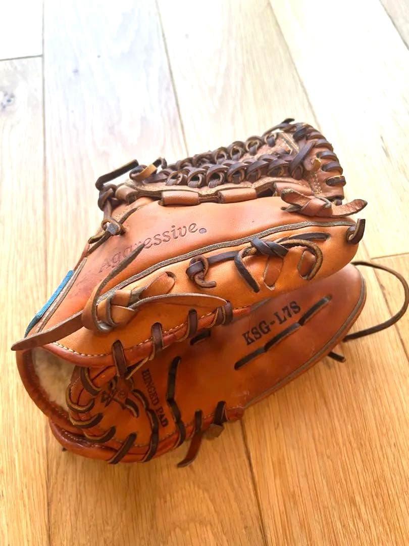 【使用少】スラッガー 硬式 内野手用 廃盤ラベル KSG-L7