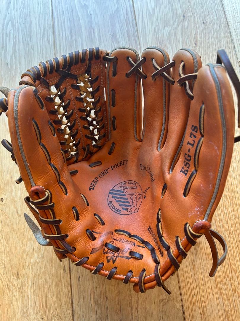 【使用少】スラッガー 硬式 内野手用 廃盤ラベル KSG-L7