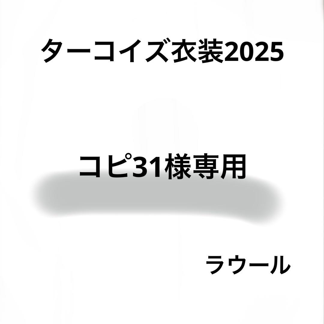 コピ31　Bigぬい ぬい服　ターコイズ衣装　ラウール