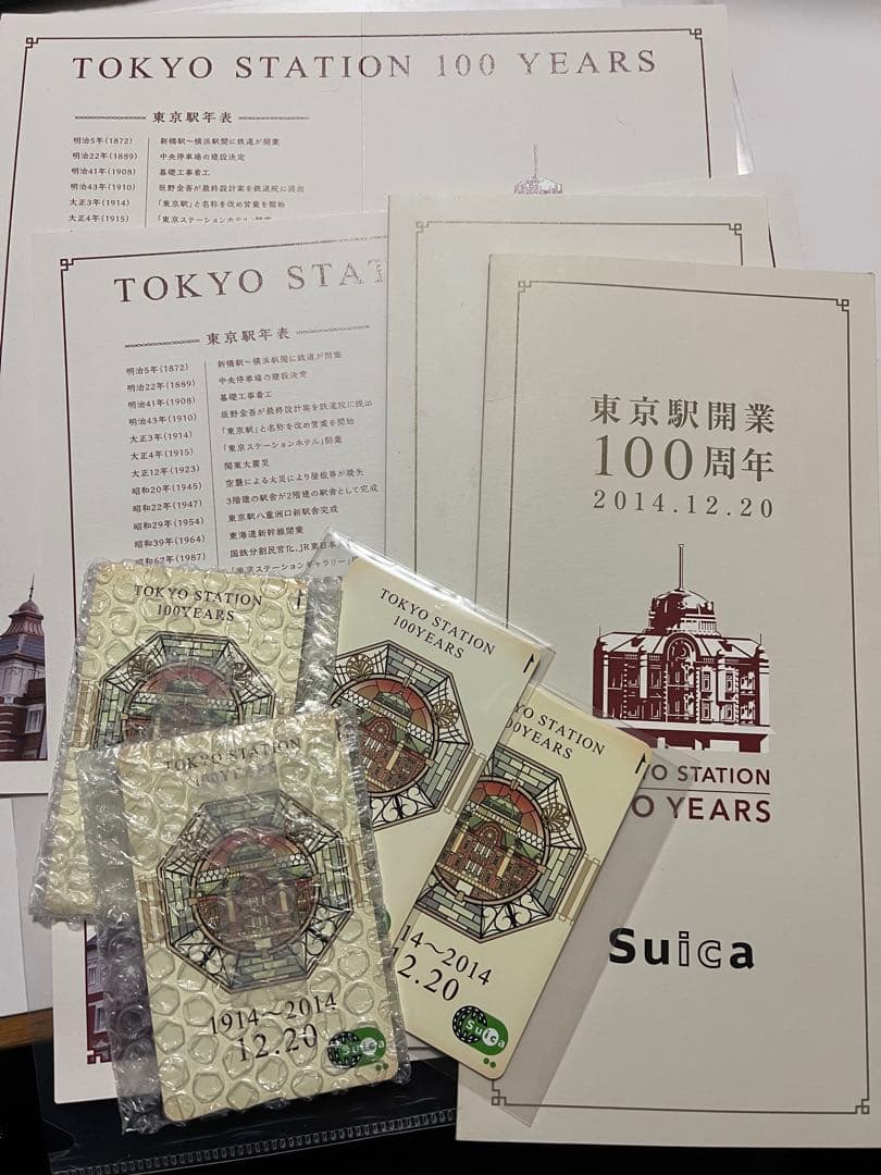 東京駅開業100周年　スイカ　Suica