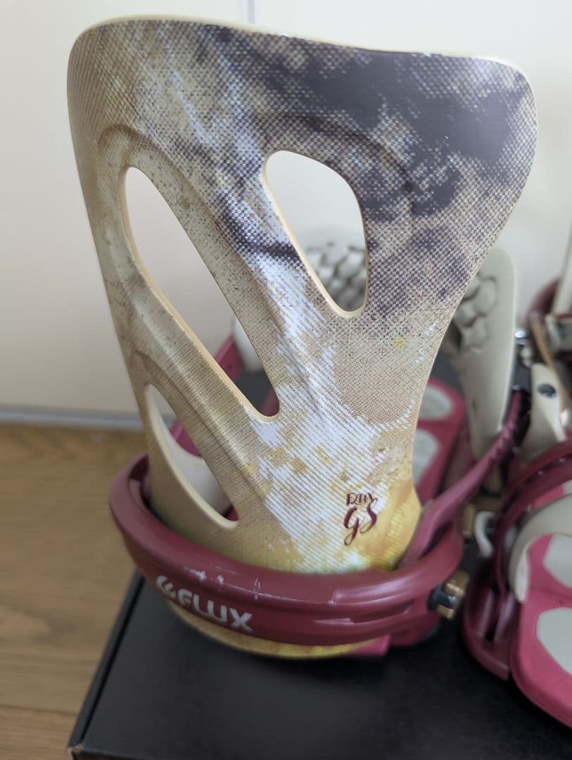 FLUX GS サイズ：SM スノーボードビンディング マルーン