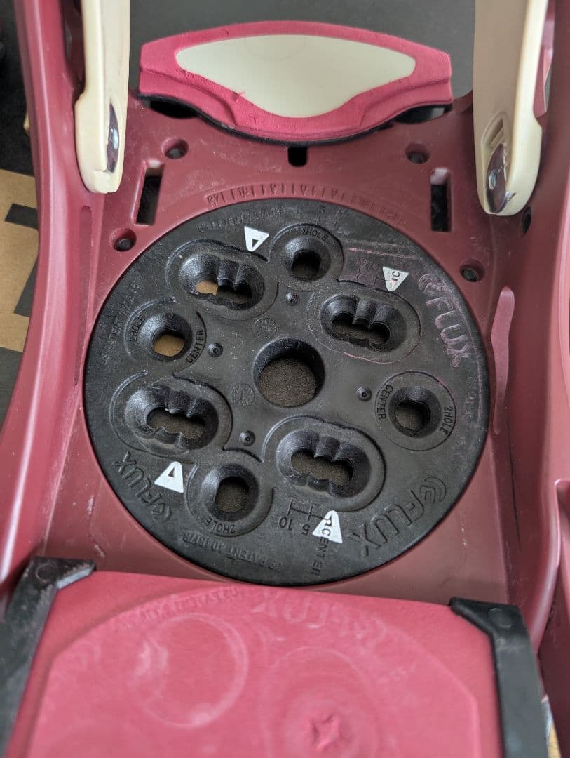 FLUX GS サイズ：SM スノーボードビンディング マルーン