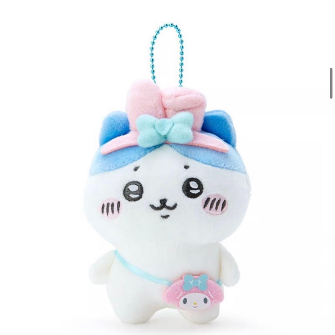 ちいかわ　サンリオキャラクターズ　マスコット　ハチワレ×マイメロディ