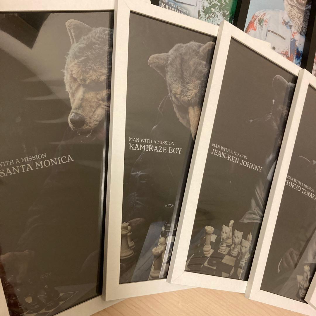 man with a mission/マンウィズクリアファイル新品額付きセット