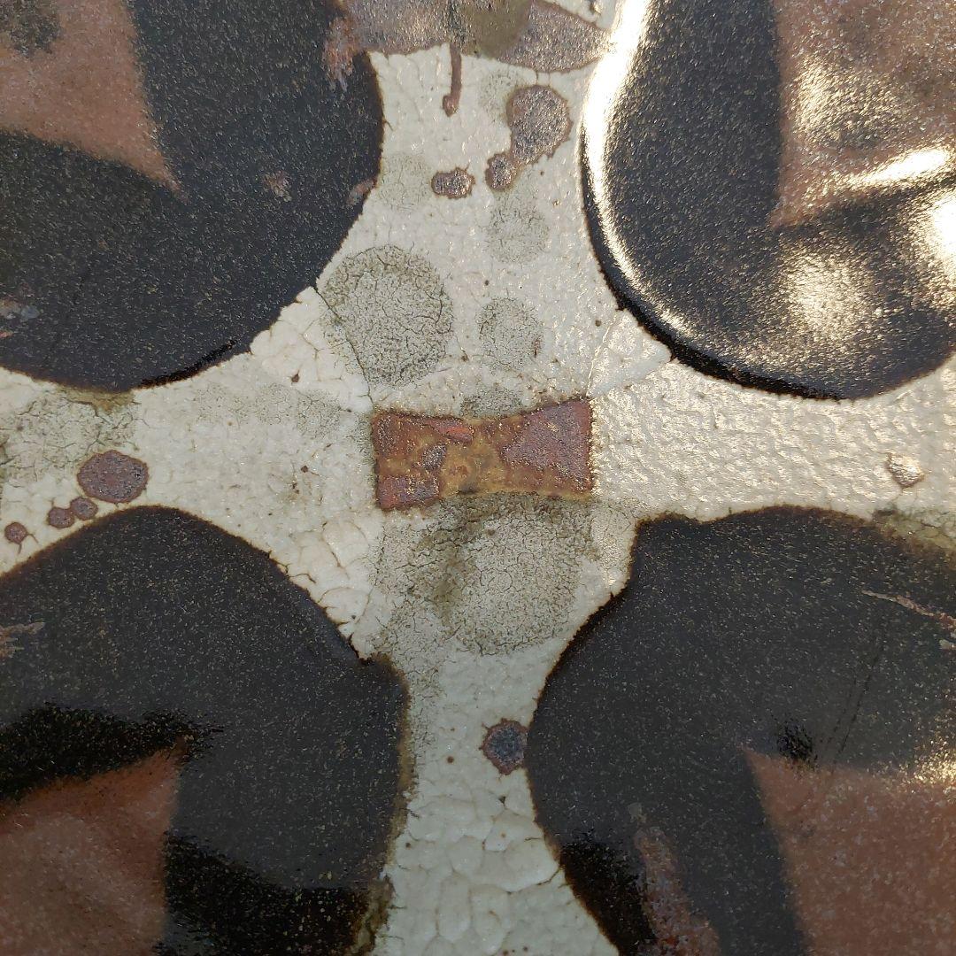 阿部文貴あべふみたか★益子焼丸◎直径約23cm♪おしゃれな高級丸皿