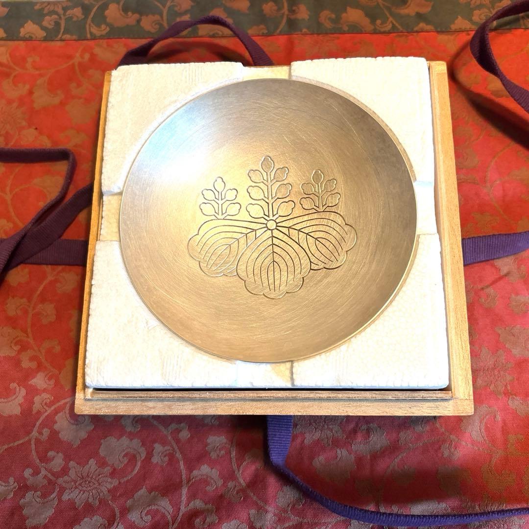 内閣総理大臣　銀盃　造幣局刻印 桐箱付き　140g