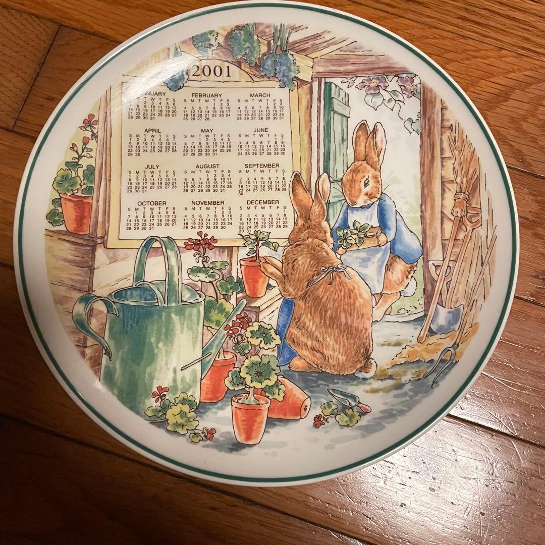 ピーターラビット  メモリアルプレート 4枚セット(^^)