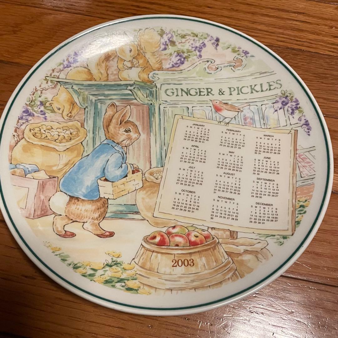 ピーターラビット  メモリアルプレート 4枚セット(^^)