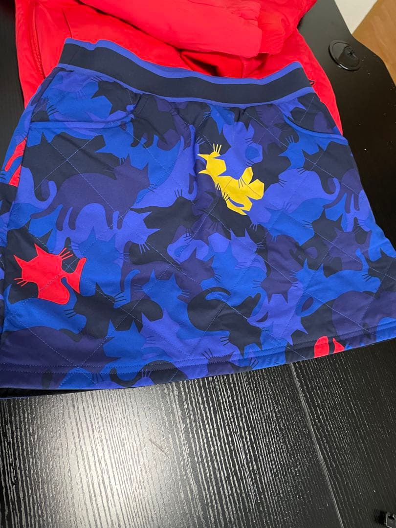 週末値下げリバーシブル　ルコック冬ゴルフ暖かセットアップウエア