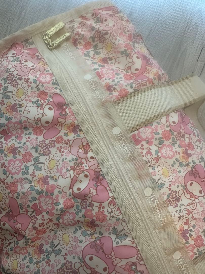 レスポートサック　ボストンバッグ　マイメロ　マイメロディー　サンリオ　ピンク