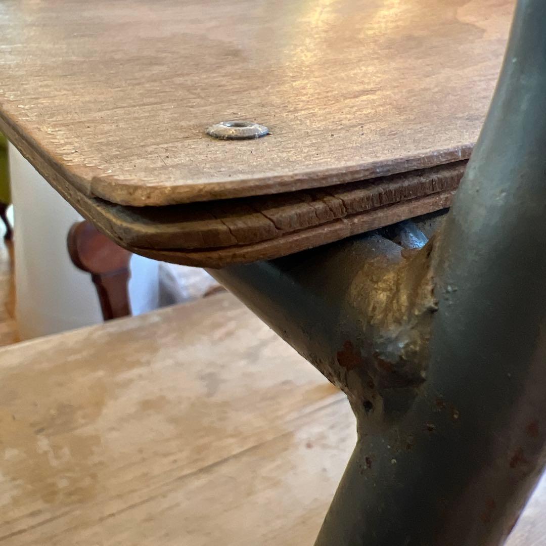 英国ヴィンテージキッススクールチェアー2脚セット