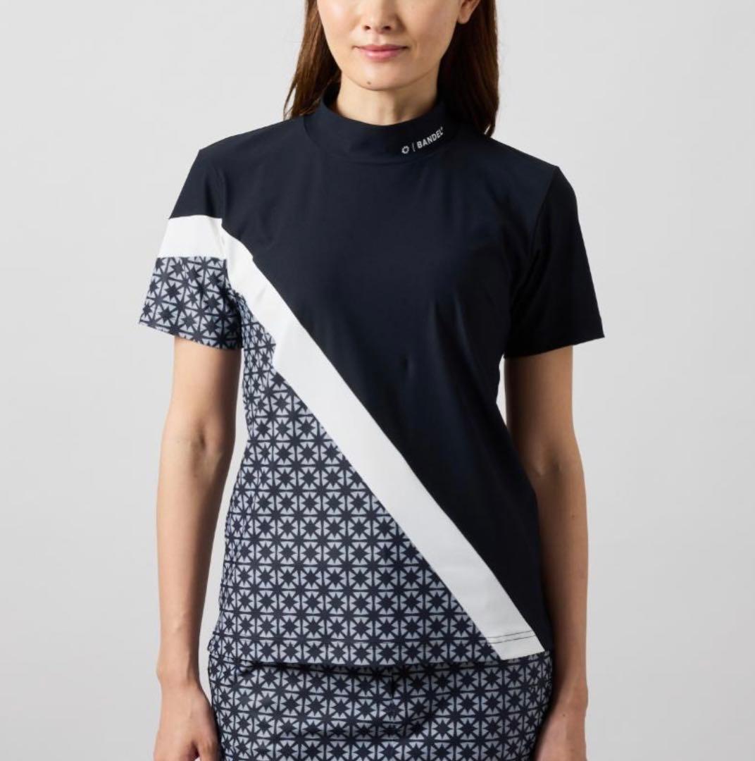 【新品・タグ付き】BANDEL レディース モックネック 黒 S