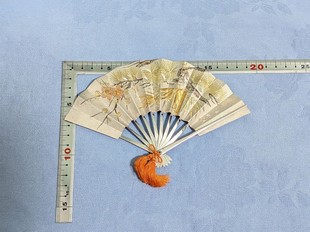 【純銀製　扇子　末廣】