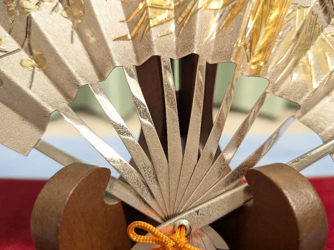 【純銀製　扇子　末廣】