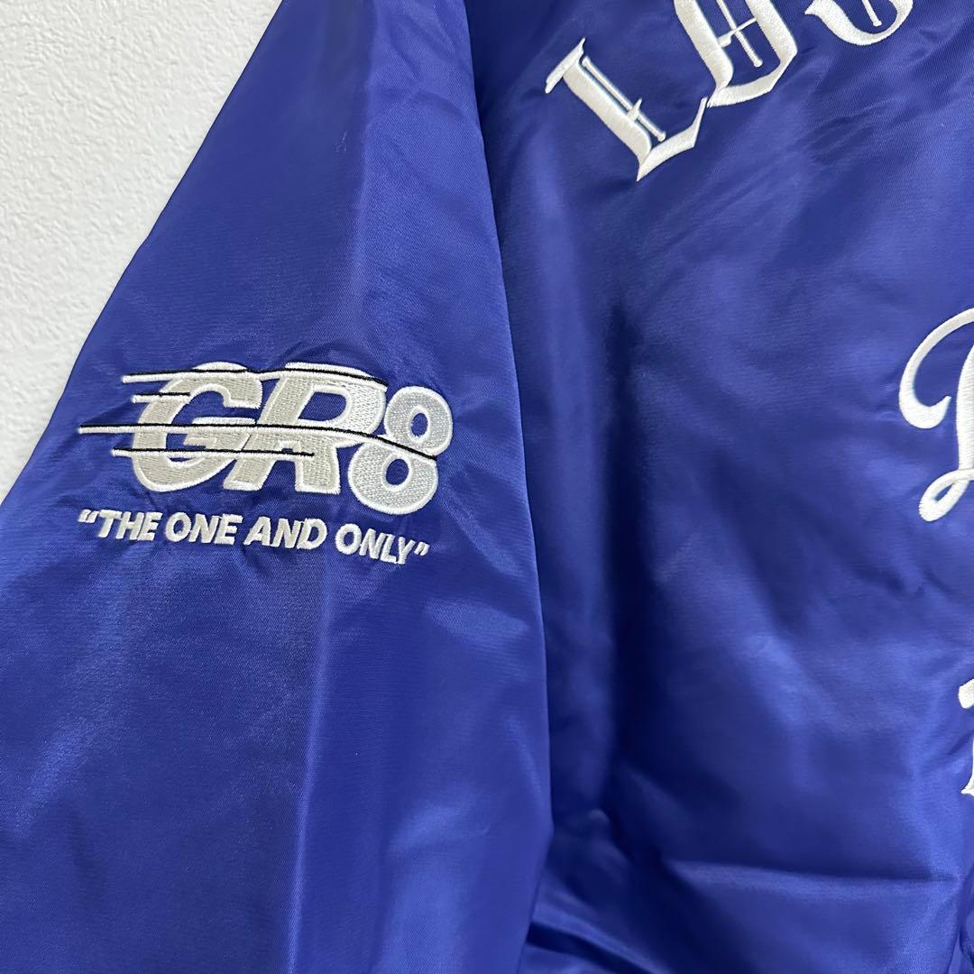 セール‼️ NEWERA ドジャース ナイロンジャケット ブルー GR8③