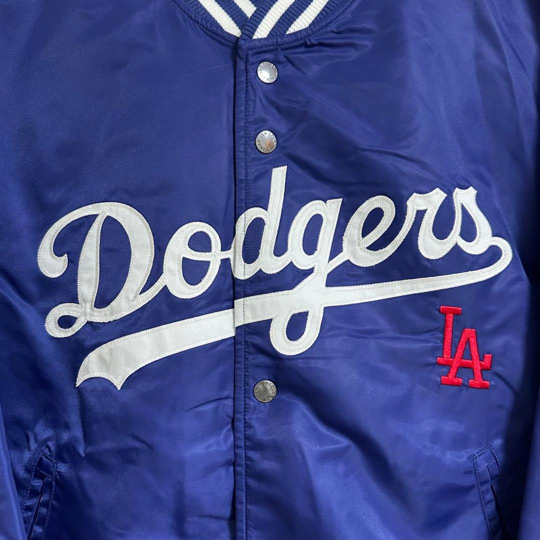 セール‼️ NEWERA ドジャース ナイロンジャケット ブルー GR8③
