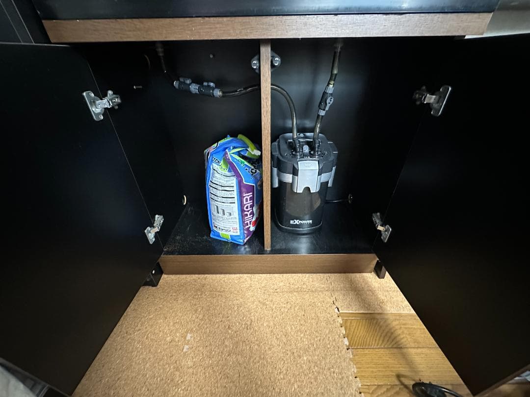 75cm水槽　水槽台　オーダーメイド上部フィルター　他オマケ