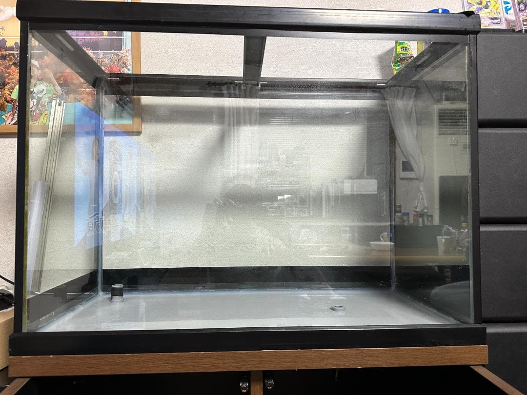 75cm水槽　水槽台　オーダーメイド上部フィルター　他オマケ