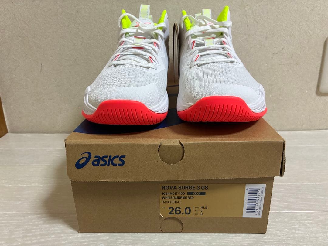 asics キッズ NOVA SURGE 3 GSバスケットボール シューズ