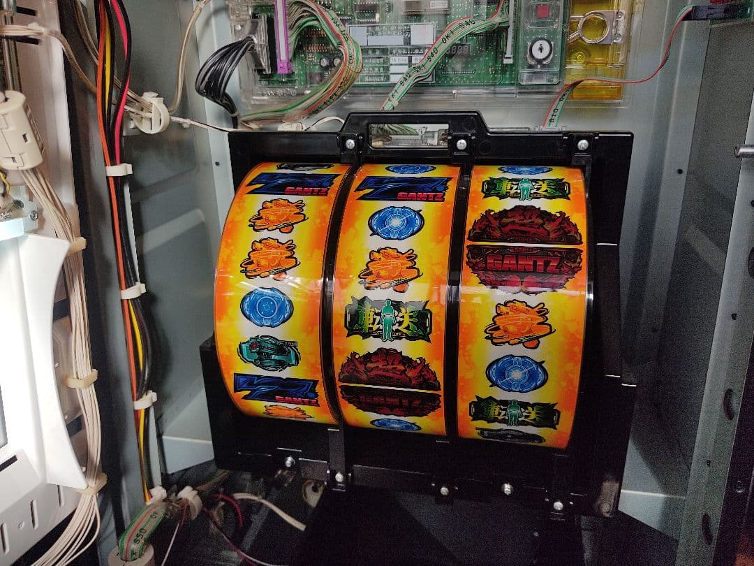 【値下げ】パチスロ実機 超GANTZ 不要機、トランス付電源コード セット