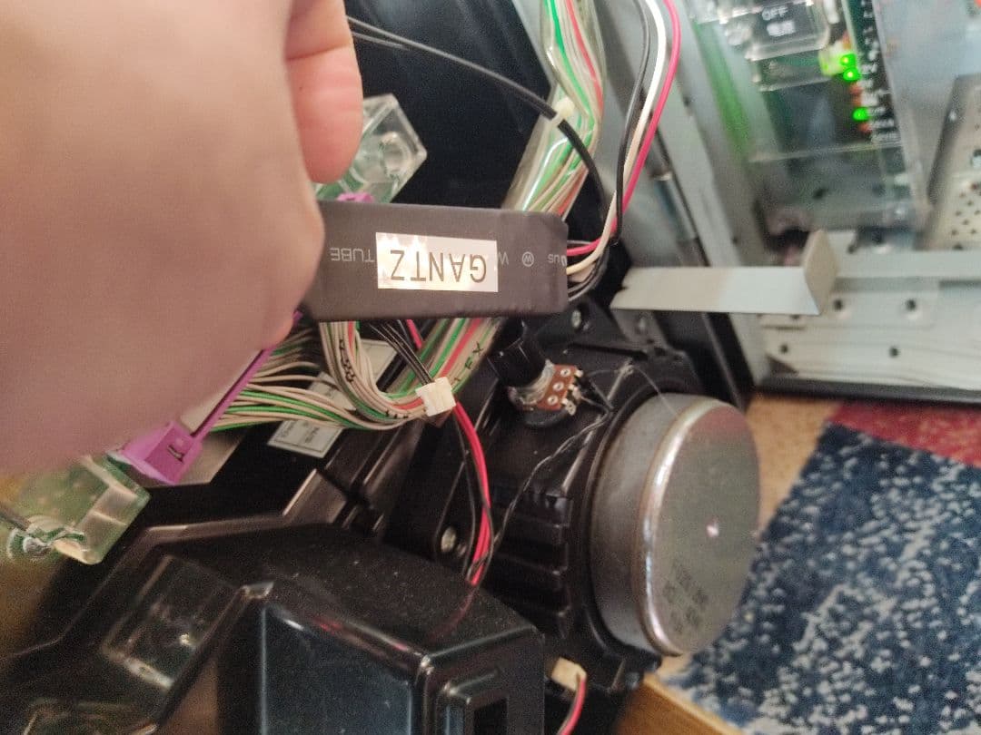 【値下げ】パチスロ実機 超GANTZ 不要機、トランス付電源コード セット