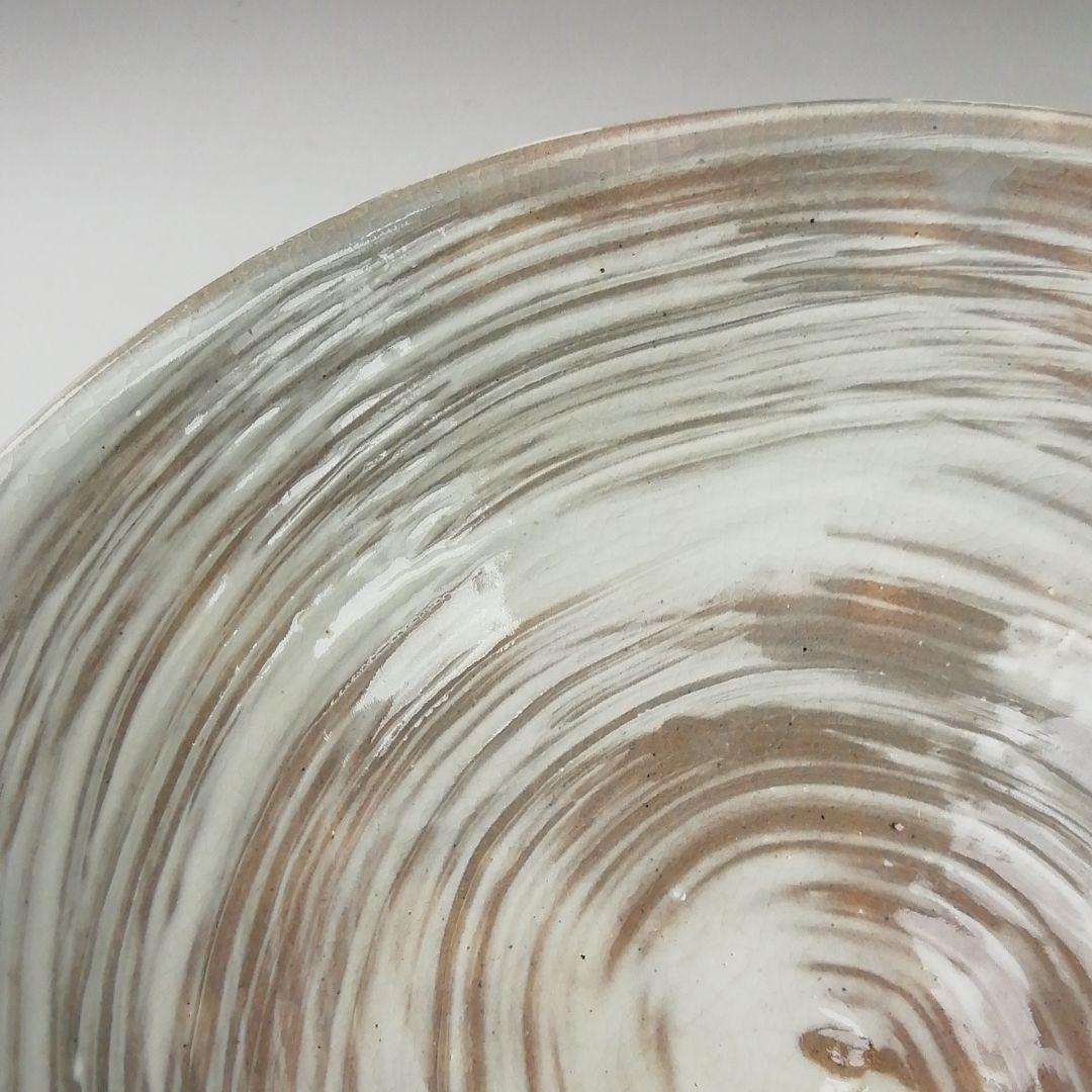 Ｔ３９０　茶碗　『刷毛目　平茶碗』『寿平 造』　共箱　抹茶碗　茶道具