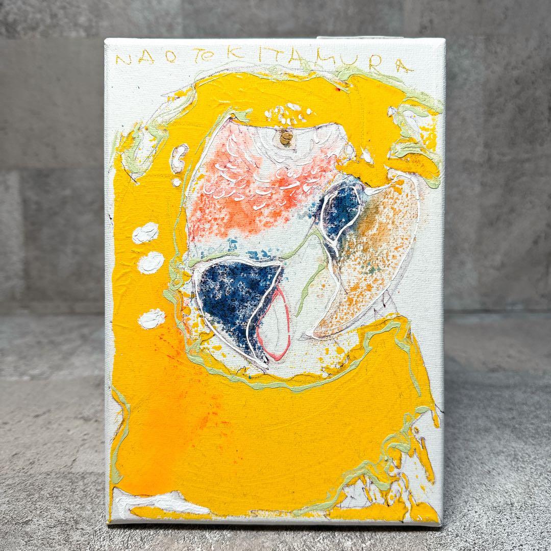 【原画 肉筆】北村直登 5649 「振れやしない無償の愛 オウム」 SMサイズ