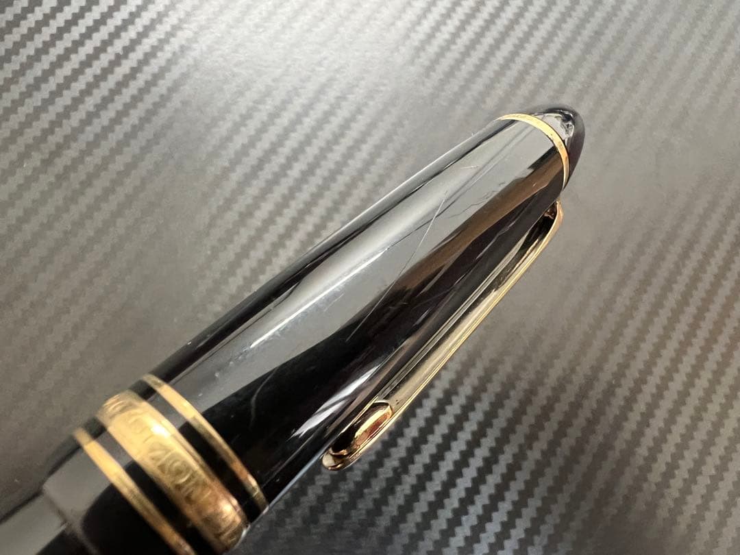 モンブラン マイスターシュテュック 146 万年筆 14K 全金 EF 極細字