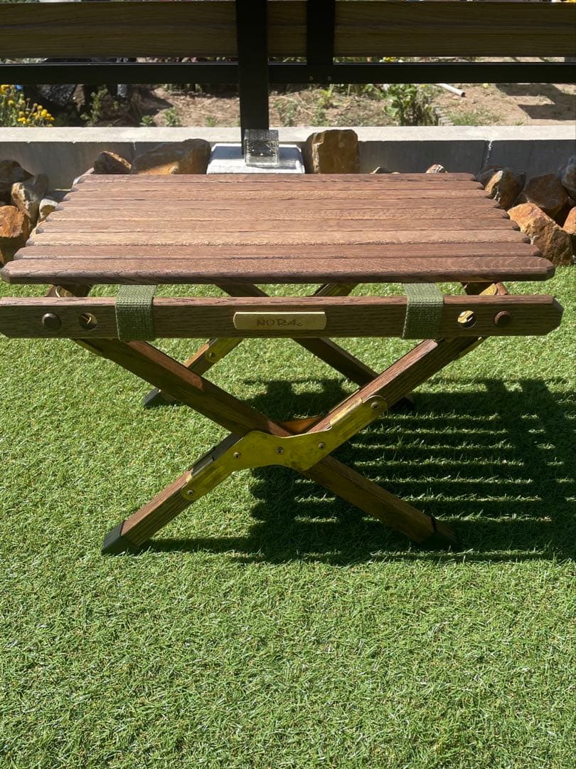 h*a様 NORAs サイドテーブル　ミリタリー使用　真鍮金具　限定