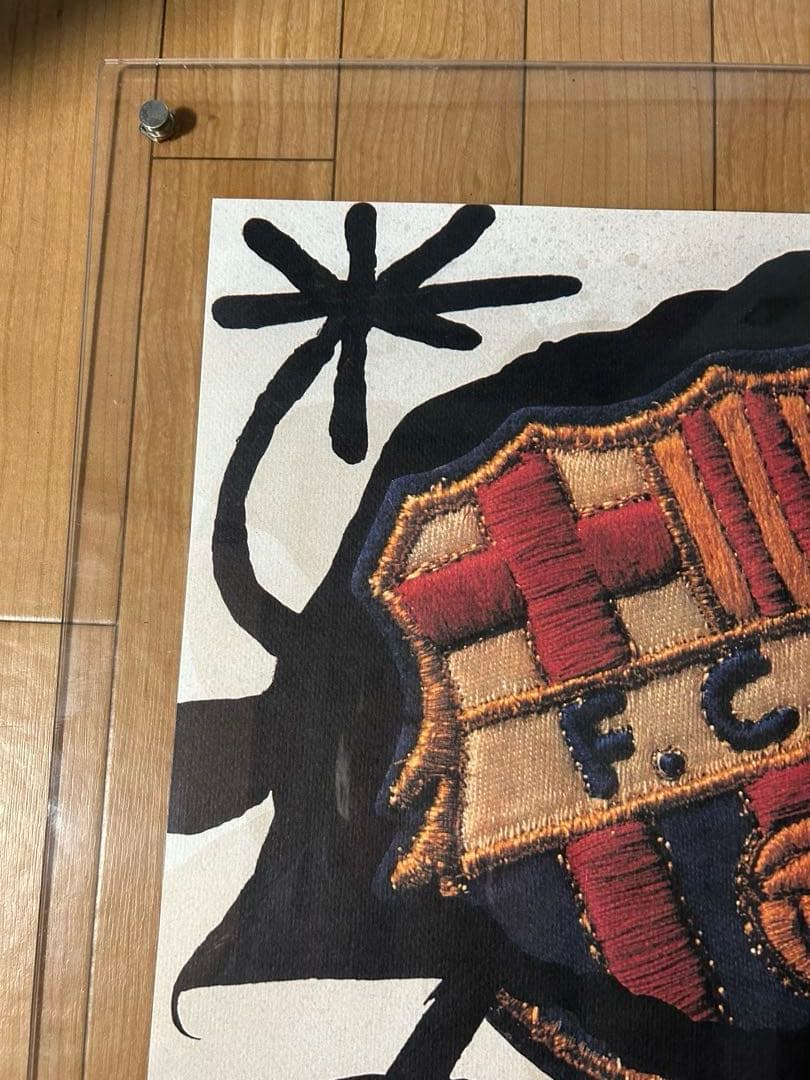 FCバルセロナ 75周年ポスター　ジョアン・ミロ