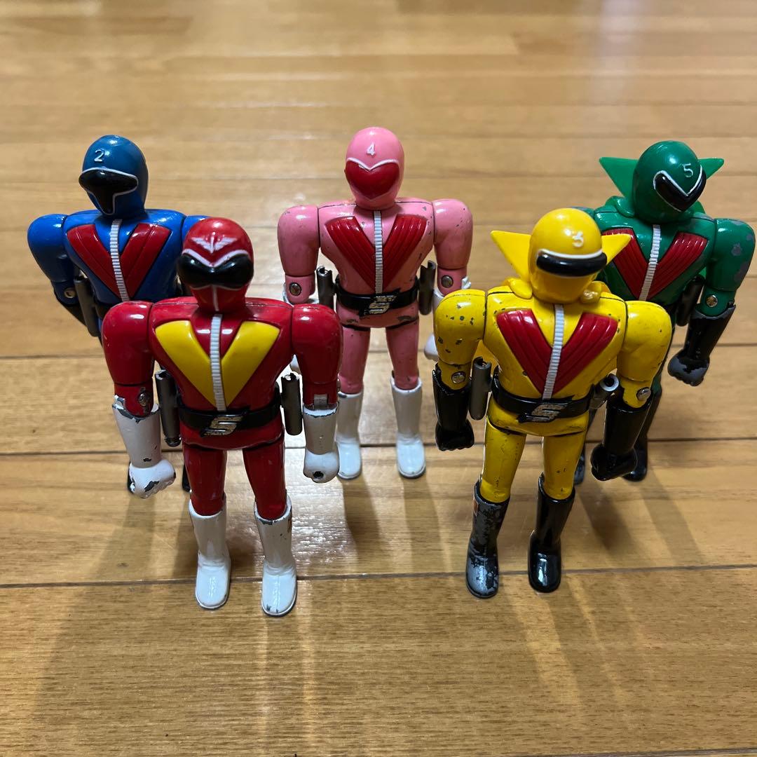 秘密戦隊ゴレンジャー　超合金　当時物