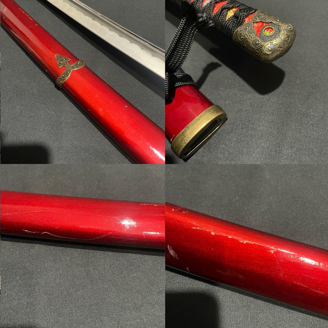 高級 模造刀 模擬刀 妖刀 撮影用 演劇用 コスプレ用 防犯 鑑賞用 武士 侍