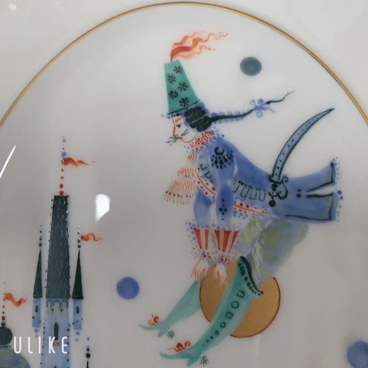 マイセンMEISSEN 額装つき　ホラ吹き男爵