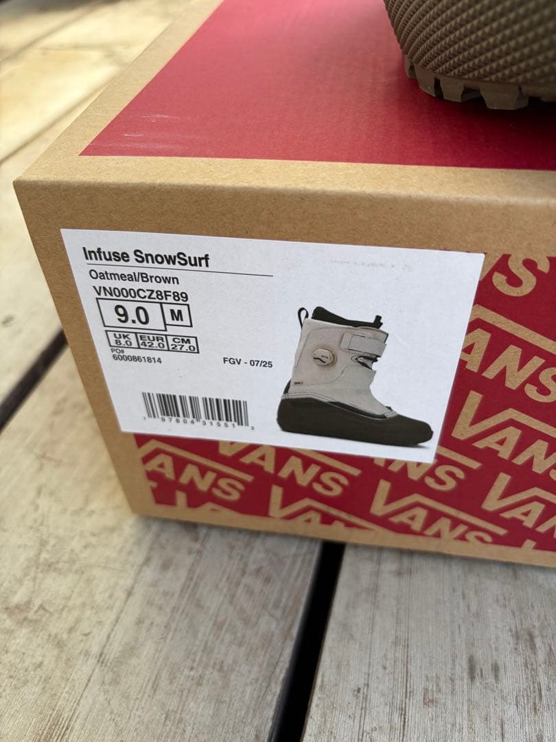 スノーボード vans infuse surf 27cm