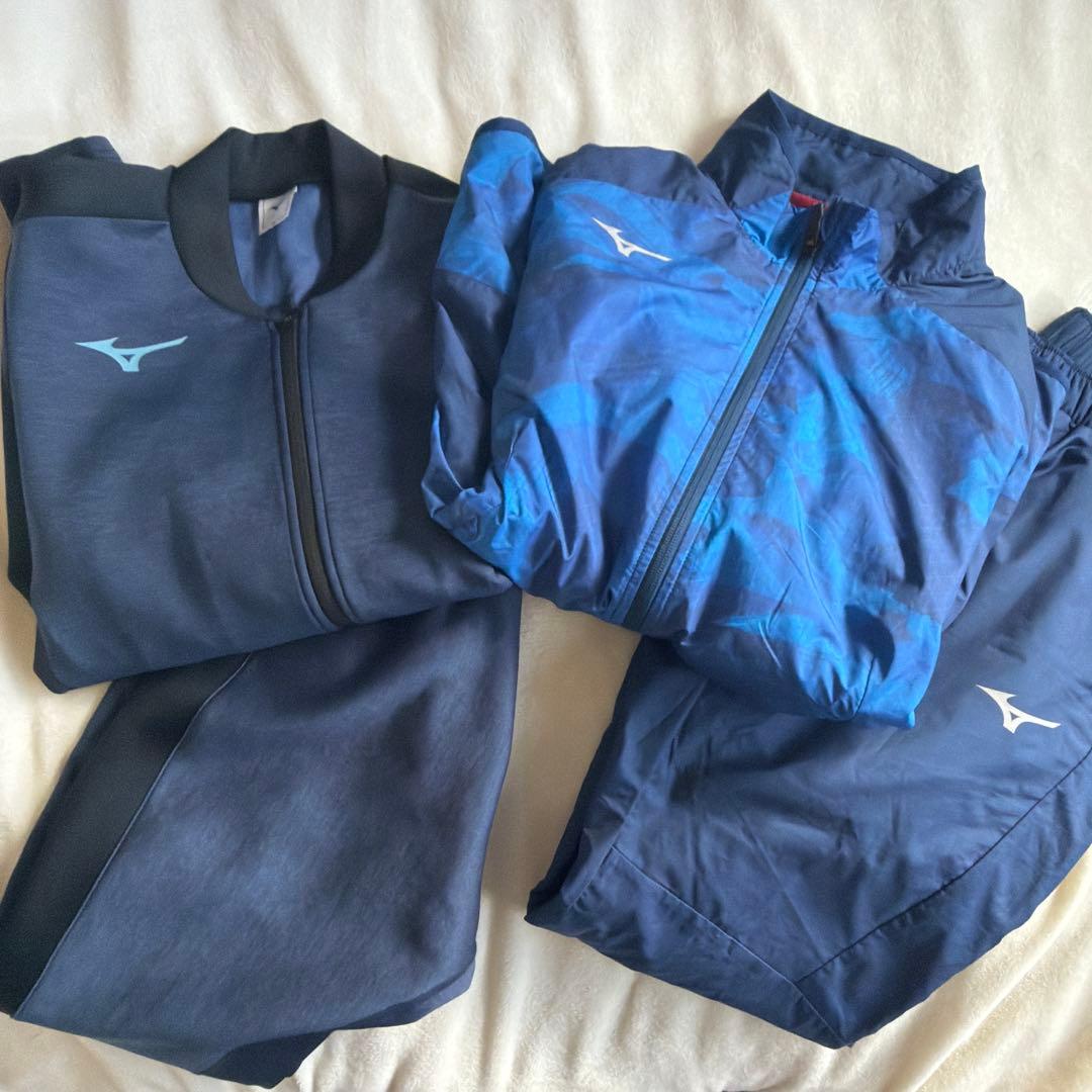 ミズノ ジャージ ウィンブレ セット 陸上 ランニング Mサイズ