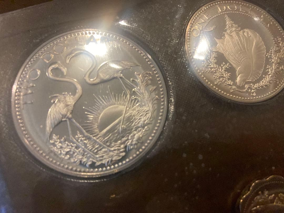 バハマ銀貨　プルーフセット 正味約90g