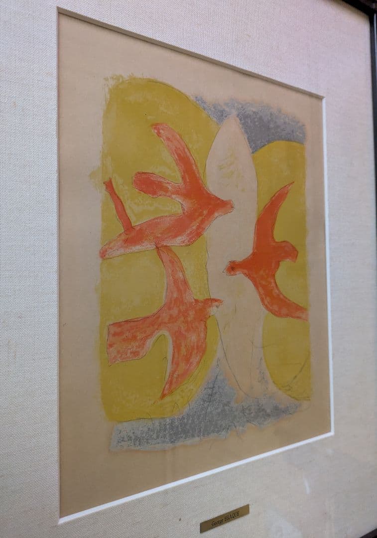 cジョルジュ ブラックのリトグラフ　春