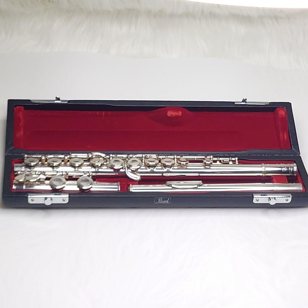 【美品】Pearl PF-521 リップ銀製 フルート flute 管楽器
