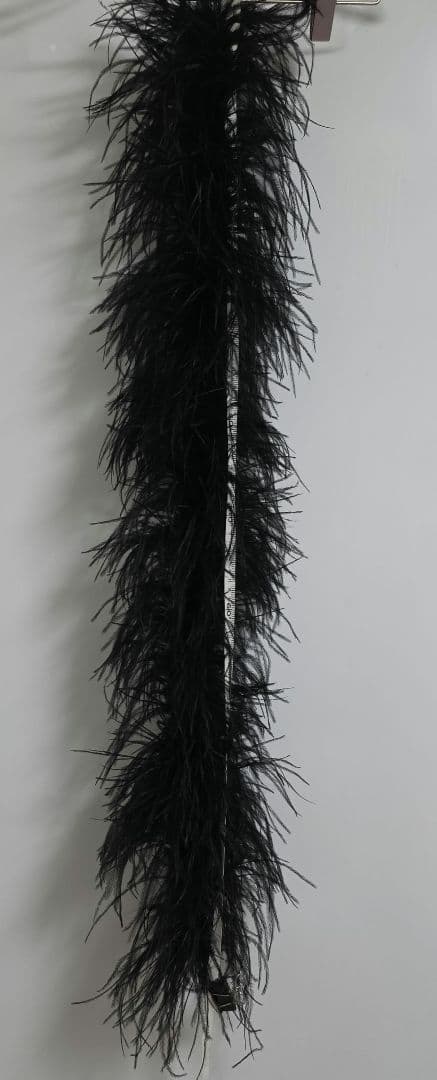 T*.様 フロート用など　オーストリッチ　黒　約1m×1本