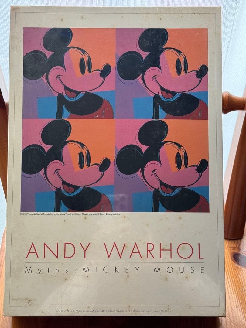 アンディウォーホル ミッキーマウス レトロ ジグソーパズル【未開封】1000P